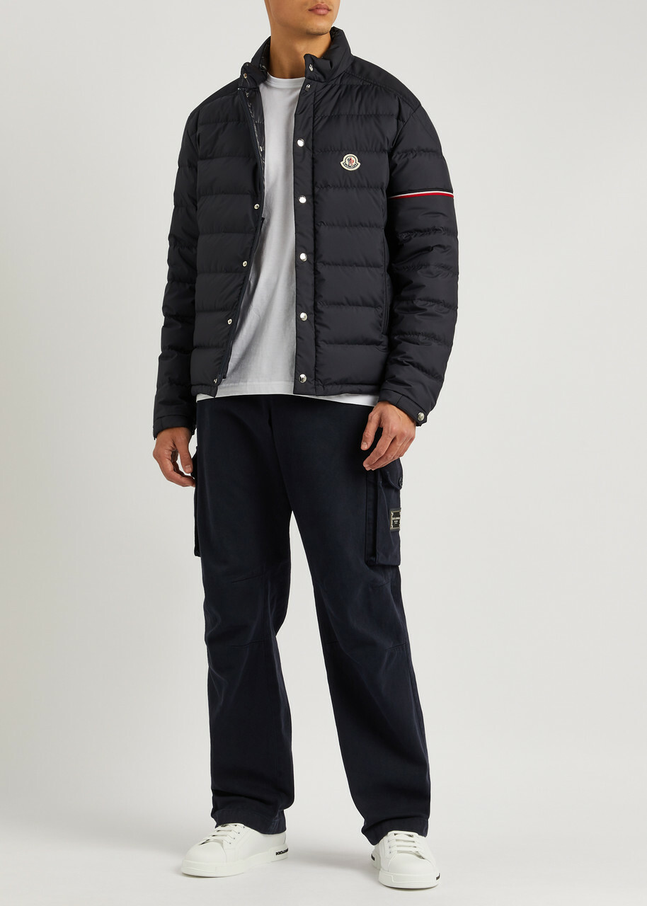 Moncler Colomb Quilted Shell Jacket Navy Moncler