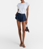 Frame The Crochet cotton jersey T-shirt