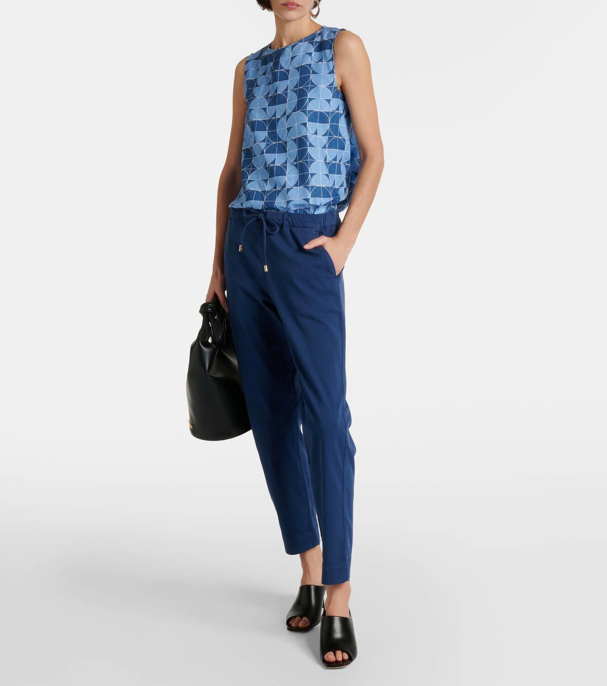 Max Mara Terreno cotton cropped pants