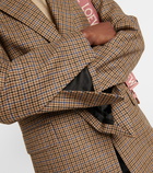Loewe - Checked wool blazer