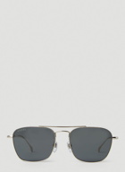 Light Banana Aviator Sunglasses in Silver