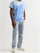 JEANERICA - Marcel Tie-Dyed Linen-Jersey T-Shirt - Blue