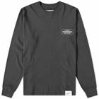 Neighborhood Men's Long Sleeve Sulfer Dyeing T-Shirt in Black