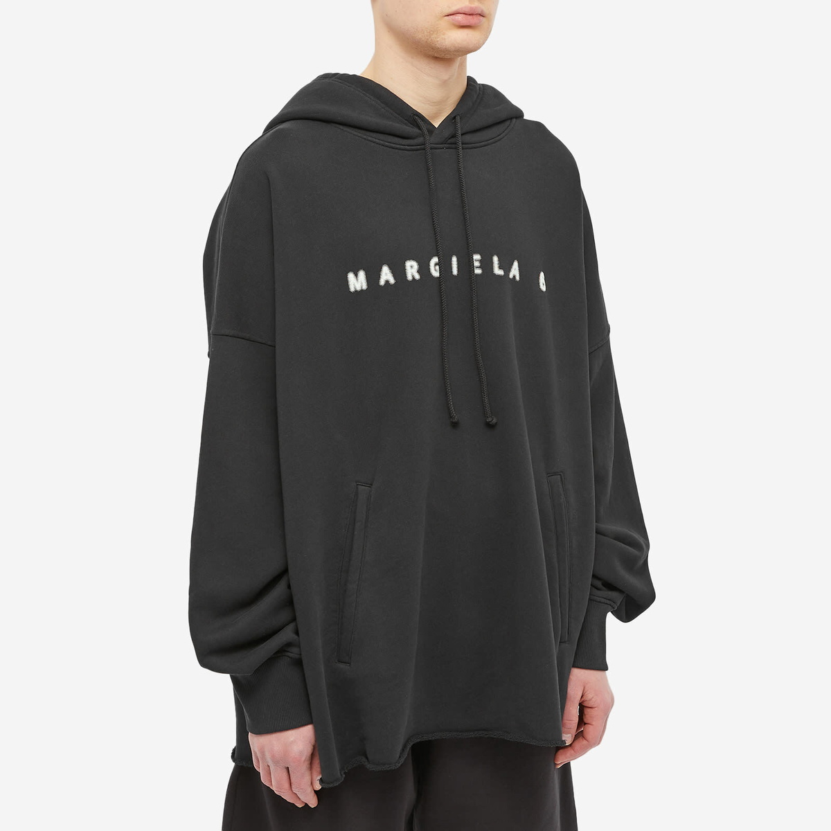 Maison Margiela Men's Heavyweight Hoody in Black Maison Margiela