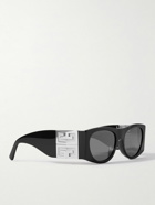 Givenchy - Rectangular-Frame Silver-Tone and Acetate Sunglasses