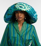 Alémais Margo printed cotton canvas sun hat