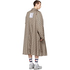 Vetements Beige Waterproof Monogram Car Coat