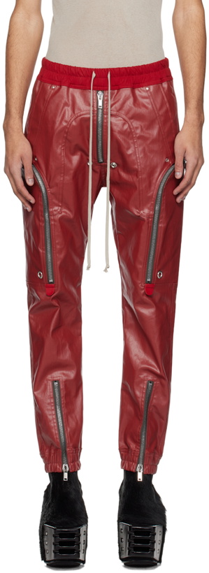 Photo: Rick Owens Red Bauhaus Cargo Pants