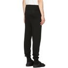 Rick Owens Black Merino Prisoner Drawstring Lounge Pants