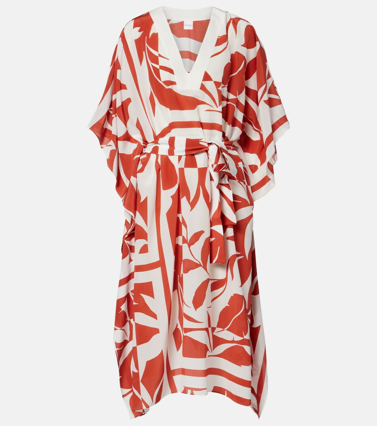 Max Mara Lancia floral silk beach dress