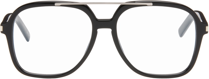 Photo: Saint Laurent Black SL 545 Corner Angle Optical Frame Glasses