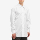 Alexander McQueen Men's T Chain Collar Shirt in Optical White