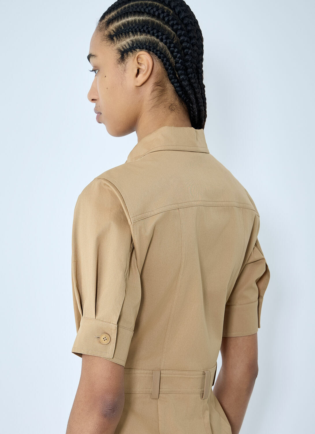 Max Mara Cotton Tailored Jumpsuit