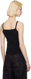 Our Legacy Black V-Neck Tank Top