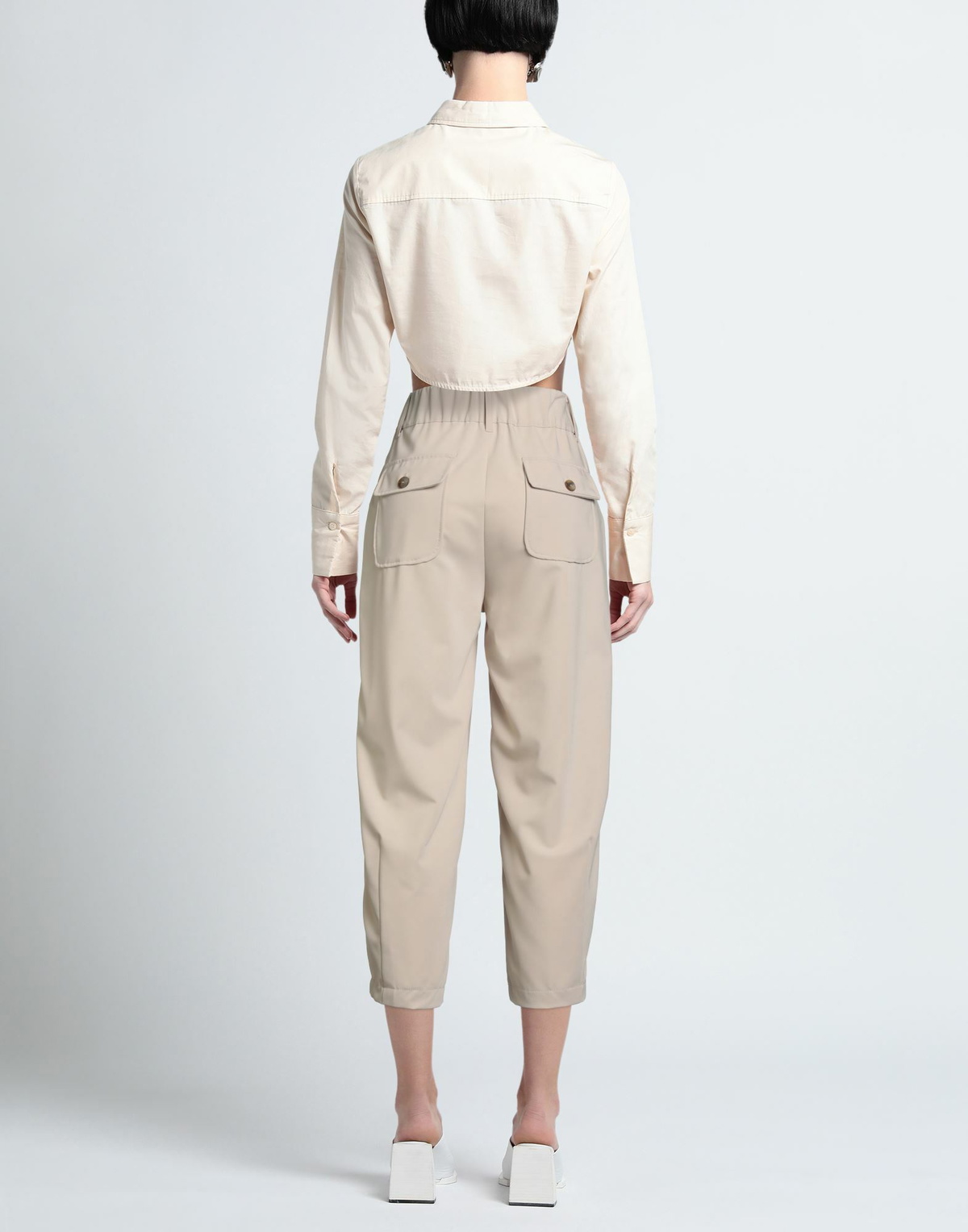 Alessia Santi Womens Pants in Beige