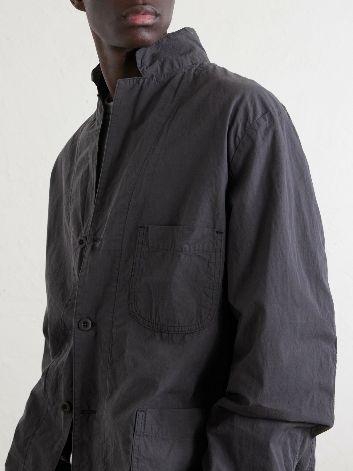 OrSlow - Cotton and Linen-Blend Shell Jacket - Gray