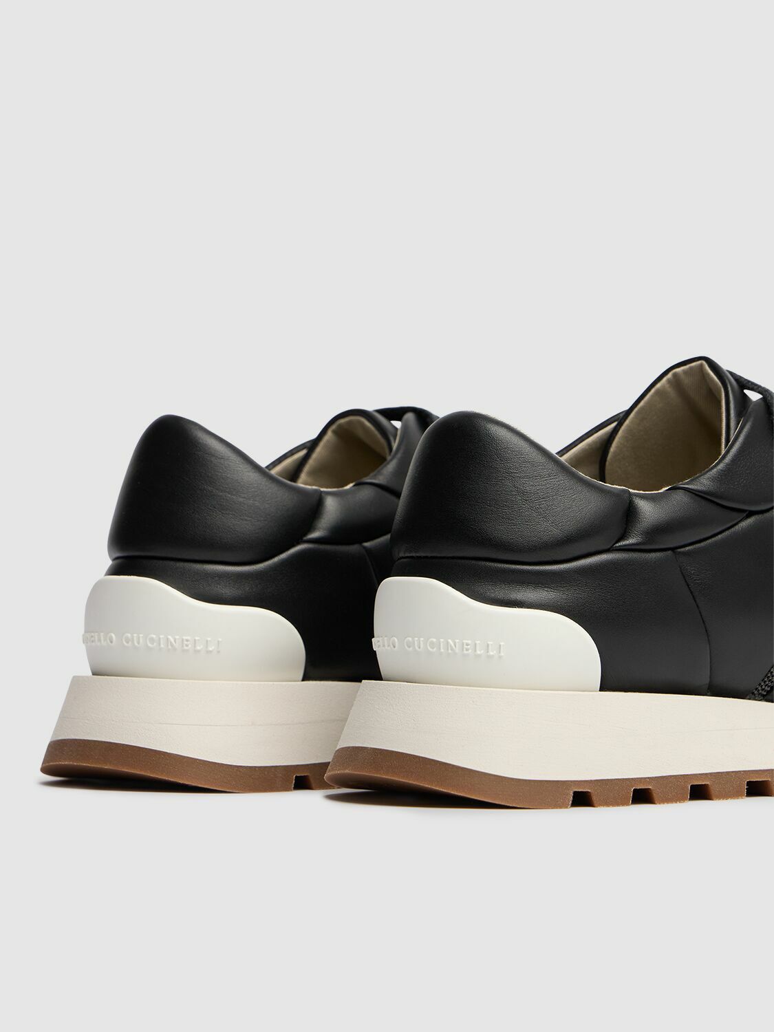 【関税込み】BRUNELLO CUCINELLI LEATHER SNEAKERS Calfskin sneakers for Man in Panama | Brunello Cucinelli
