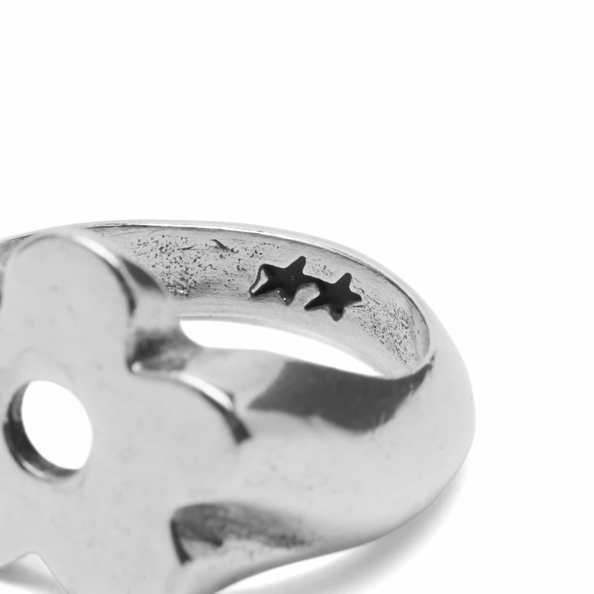 TwoJeys Men's Flower Ring in Sterling Silver