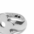 TwoJeys Men's Flower Ring in Sterling Silver