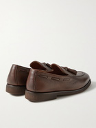 BRUNELLO CUCINELLI - Full-Grain Leather Tasselled Loafers - Brown