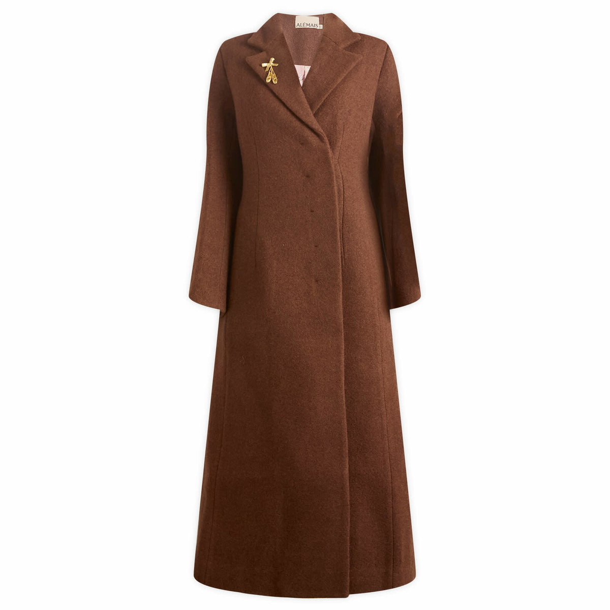 ALÉMAIS Women's Court Coat in Chocolate