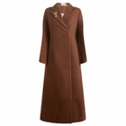 ALÉMAIS Women's Court Coat in Chocolate