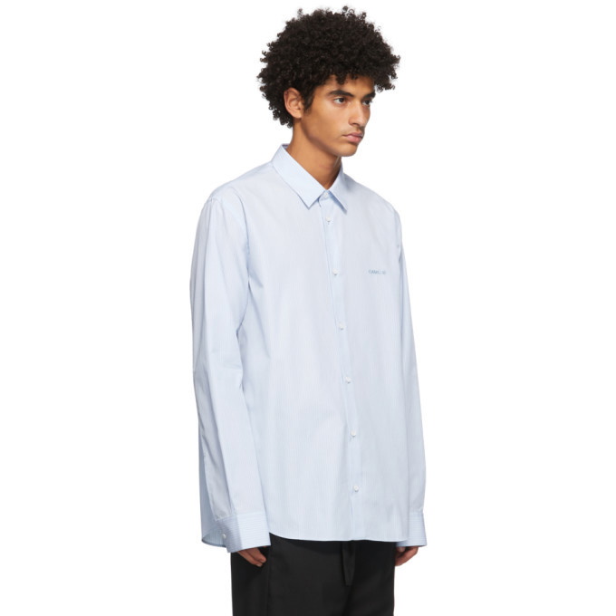 OAMC short-sleeved button-front shirt - Blue
