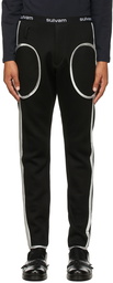 Sulvam Black Circle Double-Face Jersey Lounge Pants