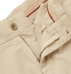 Loro Piana - Slim-Fit Stretch-Cotton Shorts - Neutrals