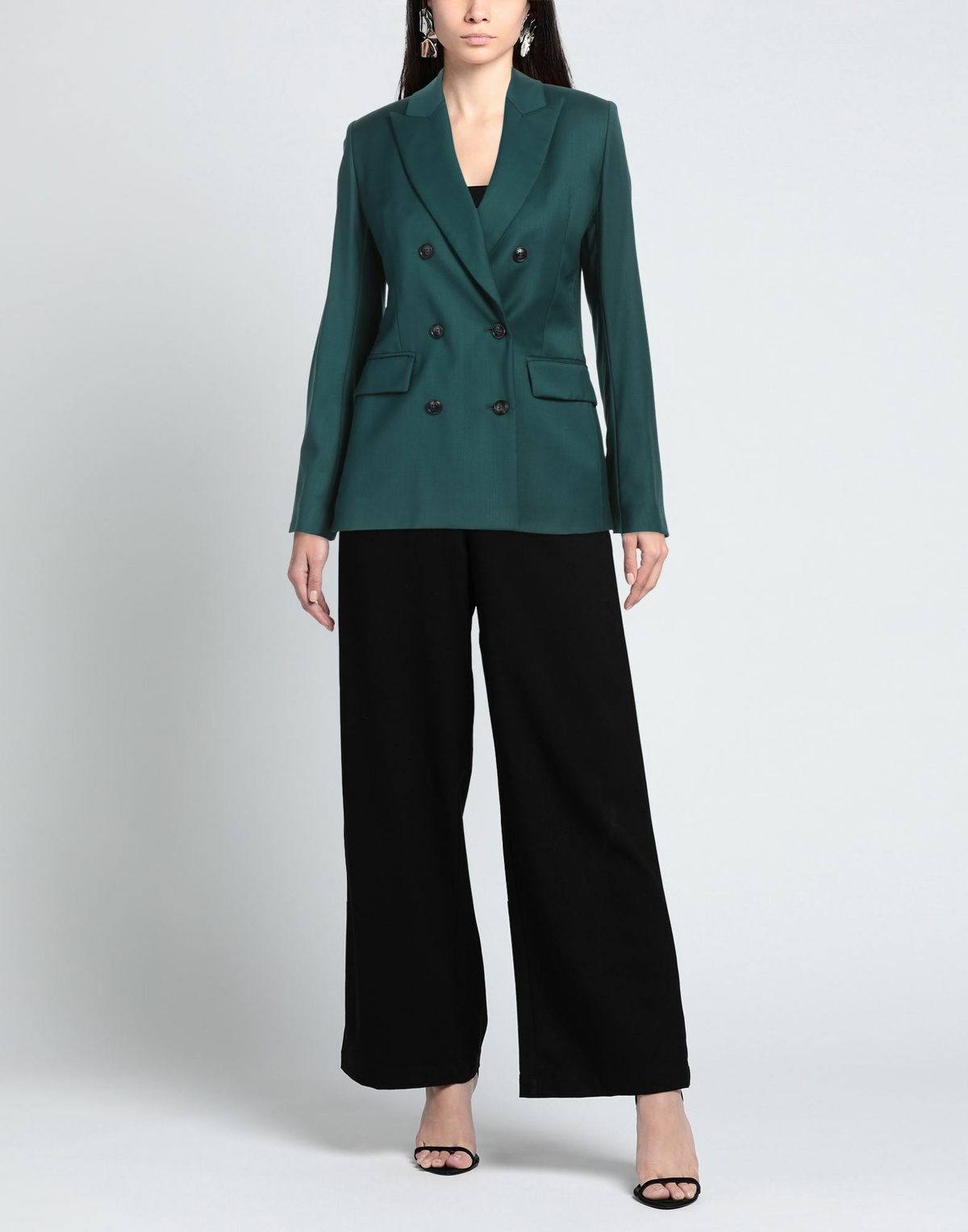 Amiri Womens Blazer Dark in Green