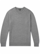 Peter Millar - Dover Honeycomb-Knit Merino Wool Sweater - Gray