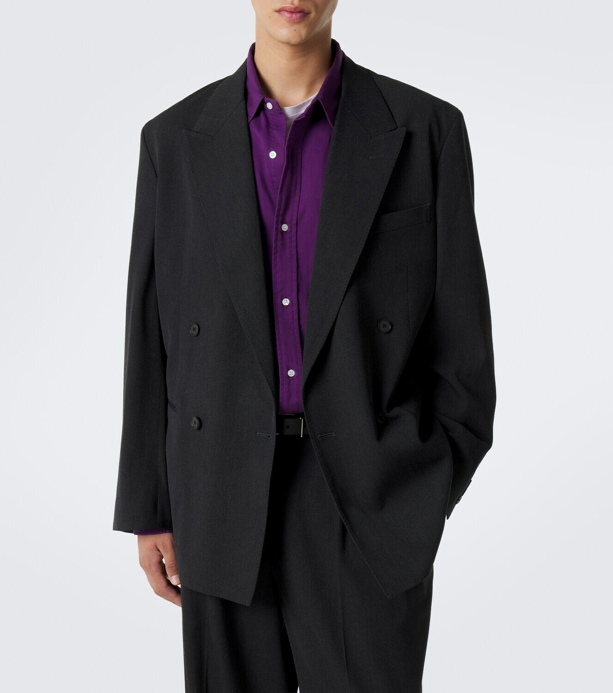 A.Presse Double-breasted wool blazer