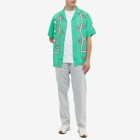 Pleasures Men's Fury Vacation Shirt in Green