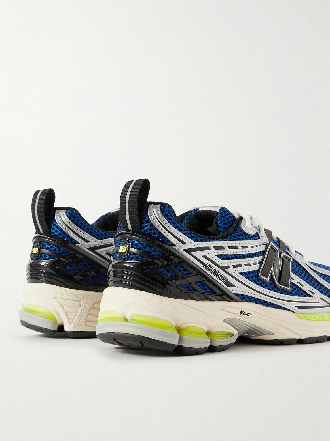 New Balance - 1906R Mesh and Leather Sneakers - Blue New Balance