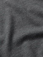 Saman Amel - Knitted Merino Wool Polo Shirt - Gray - 46