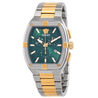 Versace V-sporty Chronograph Quartz Green Dial Mens Watch VESP00624