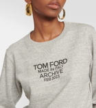 Tom Ford Logo cotton jersey sweatshirt