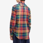 Gitman Vintage Men's Button Down Archive Madras Shirt in Red