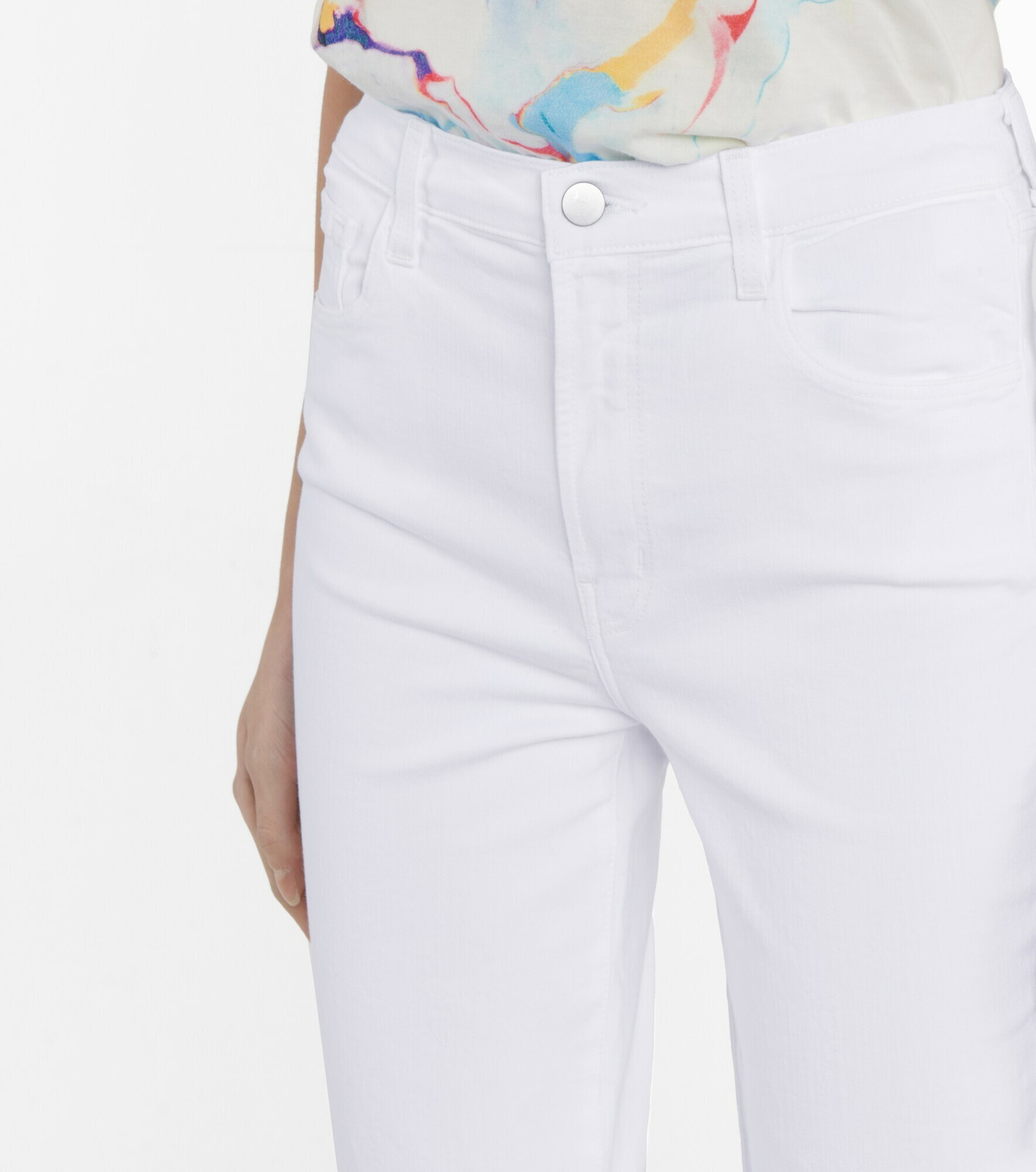 J Brand - Alma high-rise straight jeans