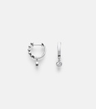 Anita Ko Melrose 18kt white gold huggie earrings with diamonds