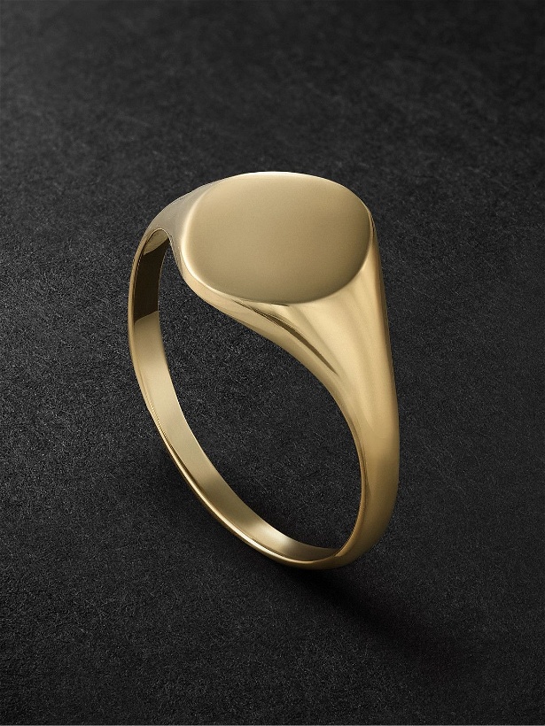 Photo: Mateo - Gold Signet Ring - Gold