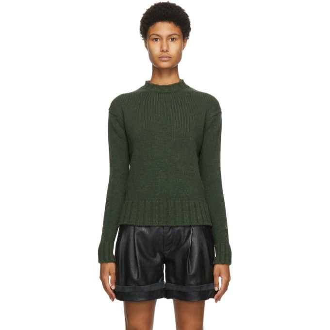 Photo: Victoria Beckham Green Wool and Cashmere Sweater