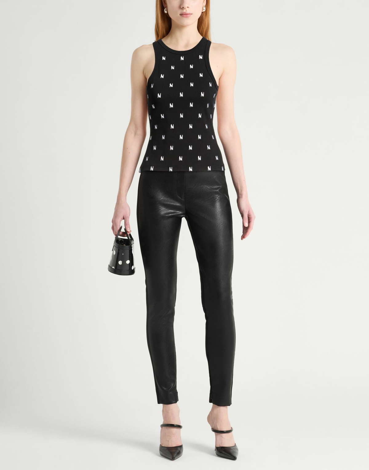 Msgm Womens Tank top in Black