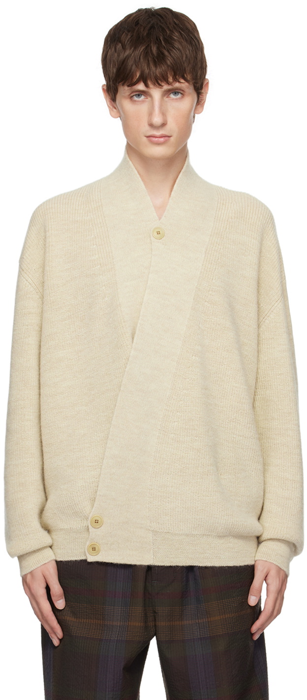 LEMAIRE Beige Wrap Cardigan Lemaire