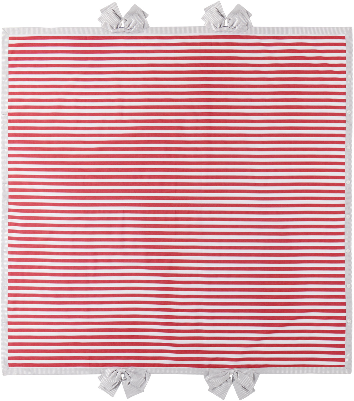 Gohar World Red & White Bow Tablecloth