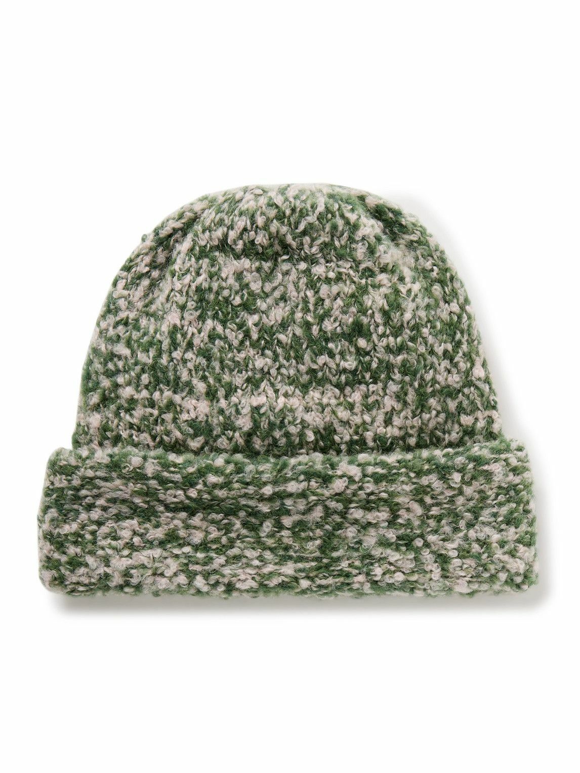 The Elder Statesman - Teddy Cashmere, Alpaca and Silk-Blend Bouclé Beanie