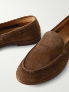 Drake's - HIM Henri Suede Loafers - Brown