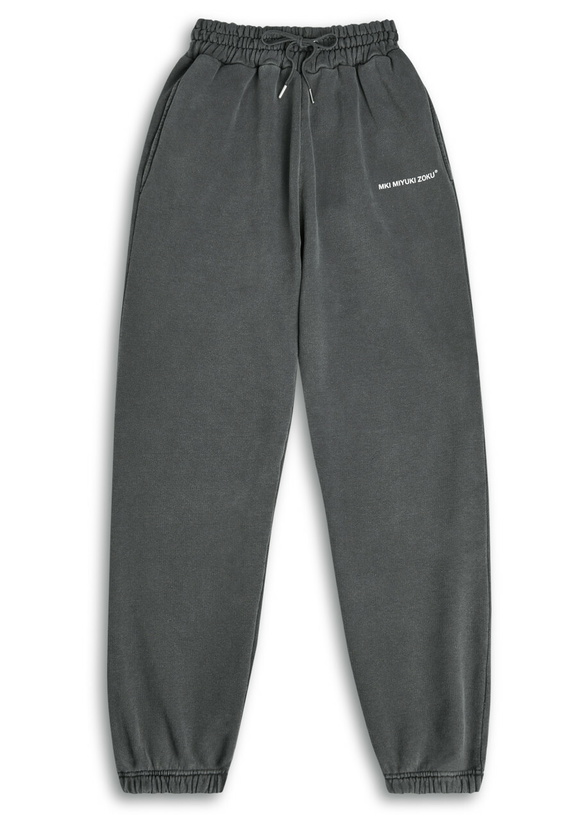 Photo: Mki Miyuki Zoku Logo-print Cotton-blend Sweatpants Black