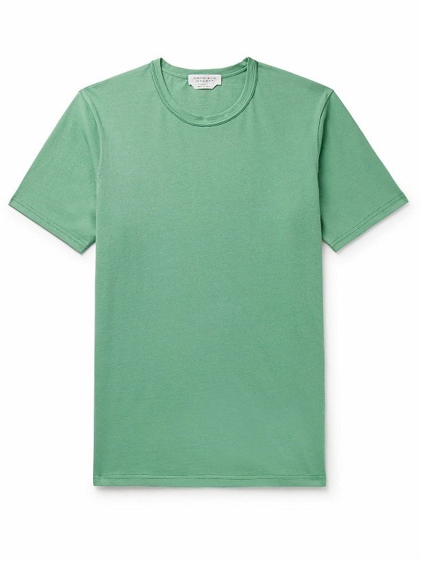 Photo: Gabriela Hearst - Bandeira Cotton-Jersey T-Shirt - Green