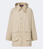 Ralph Lauren Purple Label Hooded cotton twill coat